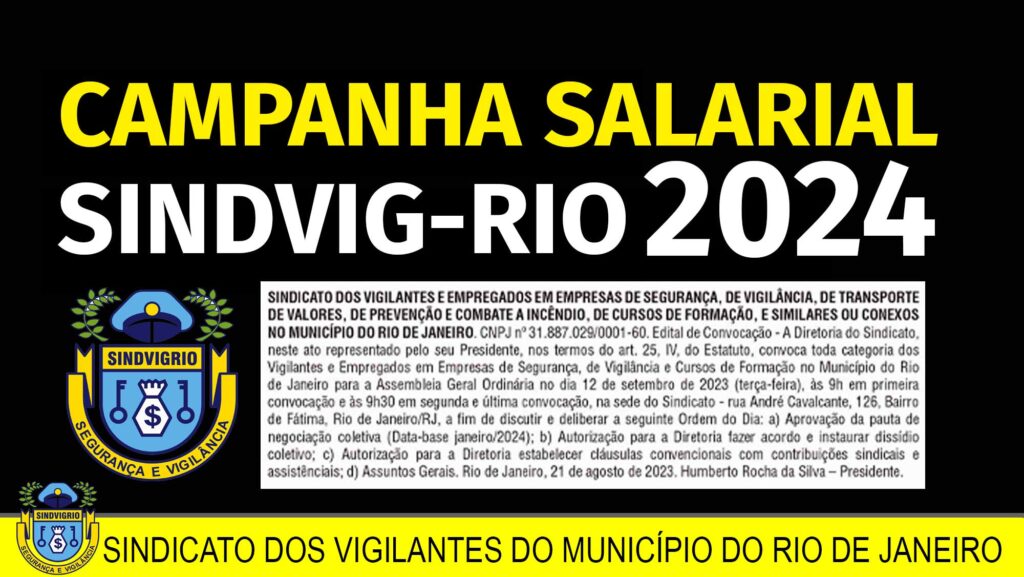 CAMPANHA SALARIAL 2024: ASSEMBLEIA GERAL DIA 12 DE SETEMBRO – Sindicato ...